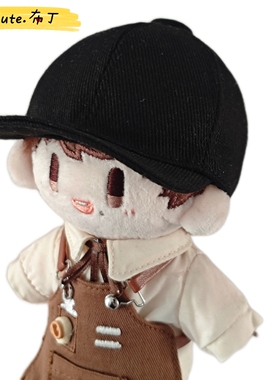周可可帽子属性16cm棉花娃娃鸭舌帽可爱玩偶棒球帽可爱可定制尺寸