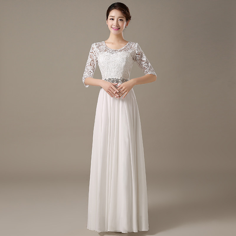 合唱指挥礼服女气质长裙2023新款现代大气学生合唱团大合唱演出服