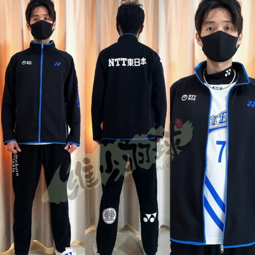 25YONEX尤尼克斯羽毛球服长袖外套后加印NTT方案150114非球员版