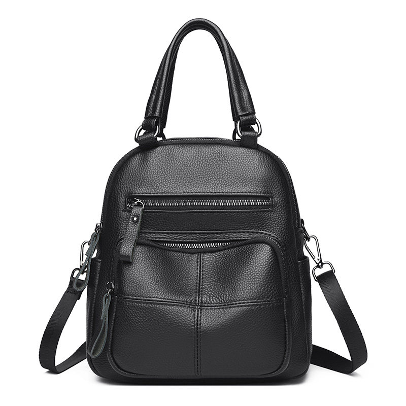 真皮女包大容量多功能双肩包简约百搭单肩斜挎包日常通勤包,箱包皮具/热销女包/男包,双肩背包,淘宝优惠券,粉丝福利购,淘宝优惠卷