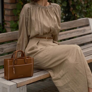 气质法式 Set2025欧美女装 Skirt 纯色衬衫 半身裙套装 长袖 Shirt