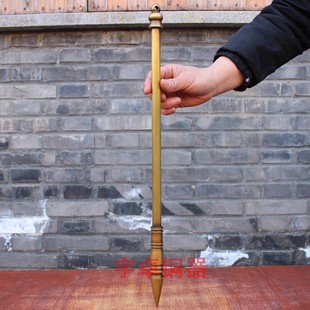 纯铜判官笔黄铜判官笔状元笔兵器工艺品摆件