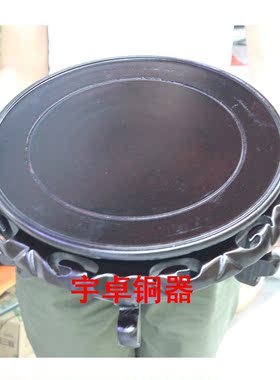 定制 底托 高腿圆形底座 葫芦花瓶底座 底座定做 密度板底座摆件