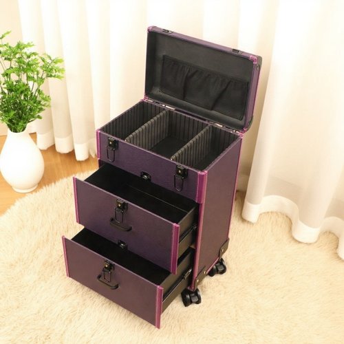 化妆箱拉杆美甲箱子医美移动纹绣