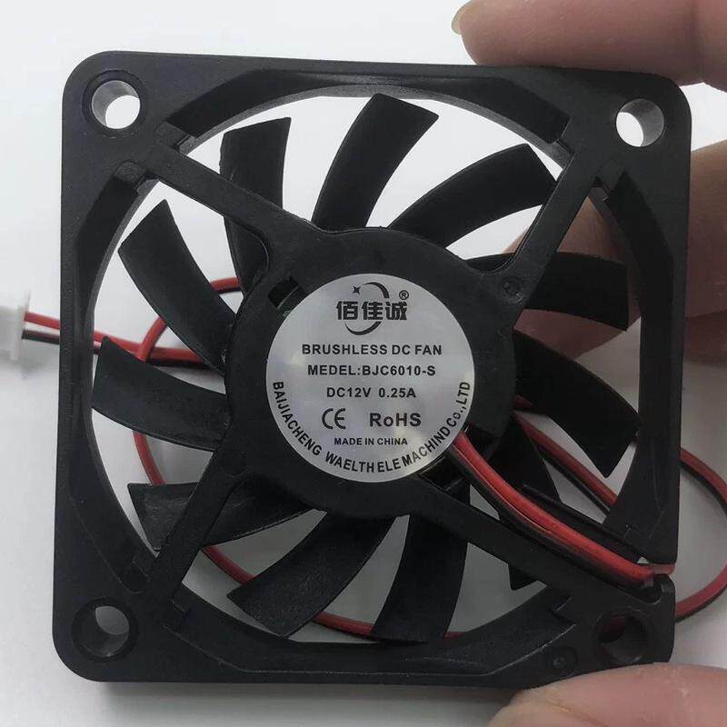 佰佳诚BJC6010S 12V 24V 0.25A 6cm通用工业机箱配件静音散热风扇