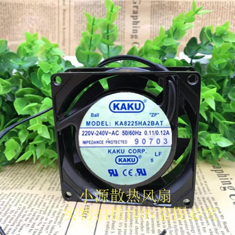 卡固KAKU KA8025HA2BAT AC 220V 0.15A/0.18A 8CM 8025 散热风扇