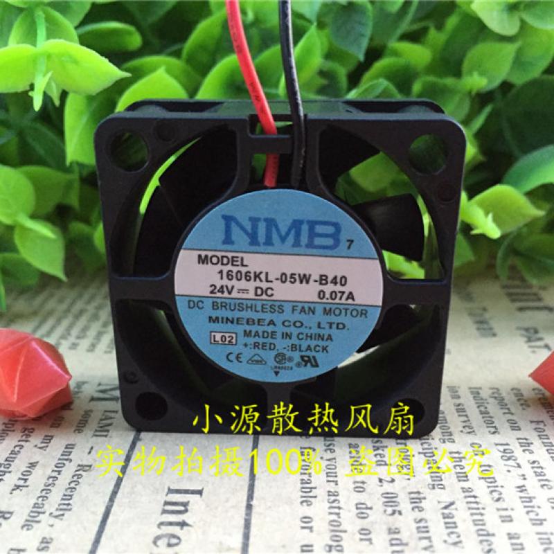 NMB 1606KL-05W-B40 4015 24V 0.07A 4CM 双滚珠 3线 变频器风扇