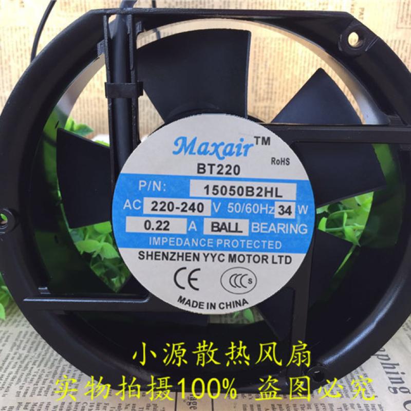 全新原装Maxair/BT 交流散热风扇 15050B2HL 220V