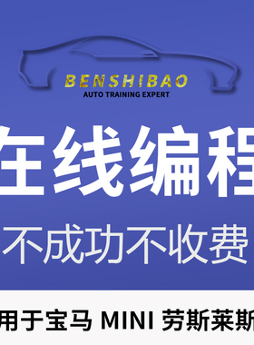 宝马远程编程设码故障屏蔽刷隐藏GPF取消ECU升级MINI劳斯莱斯编程