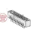 原装5-531433-4全新CONN EDGE DUAL FMALE 44POS 0