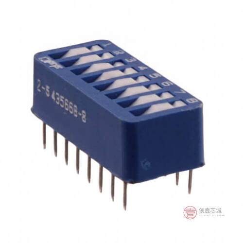 原装正品2-435668-8全新SWITCH ROCKER DIP SPST 60MA 5V