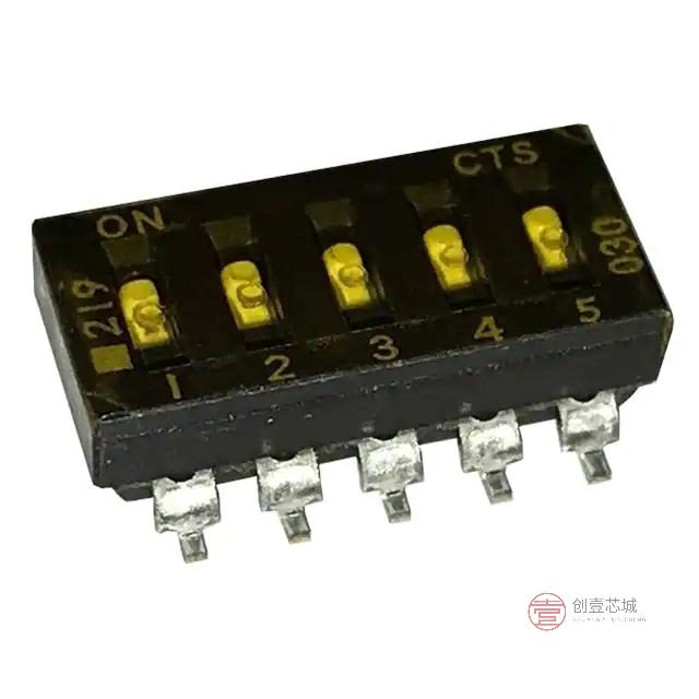 原装219-5LPSTR全新SWITCH SLIDE DIP SPST 100MA 20V正品