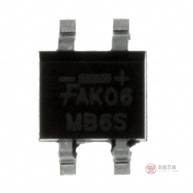 原装MB6S全新BRIDGE RECT 1P 600V 500MA 4SOIC正品