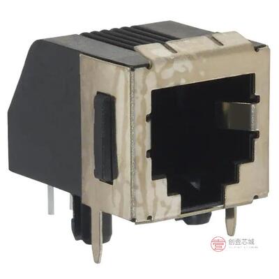 原装正品5555140-1全新CONN MOD JACK 6P6C R/A SHIELDED