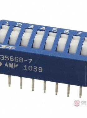 原装435668-7全新SWITCH ROCKER DIP SPST 60MA 5V正品