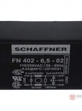 原装正品FN402-6.5-02全新LINE FILTER 250VAC 6.5A TH