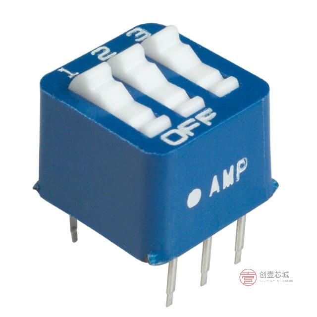 原装3-5435640-0全新SWITCH ROCKER DIP SPST 60MA 5V正品