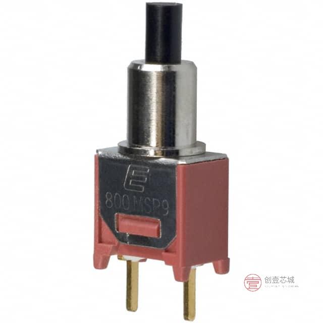原装800SP9B6M2RE全新SWITCH PUSH SPST-NO 0.4VA 20V正品