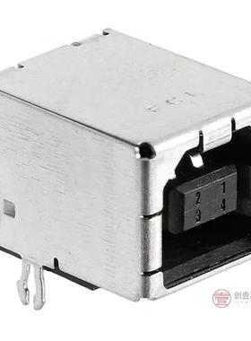 原装61729-1011BLF全新CONN RCPT USB2.0 TYPEB 4P