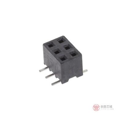 原装正品2314844-6全新CONN RCPT 6 POS 0.079  GOLD SMD