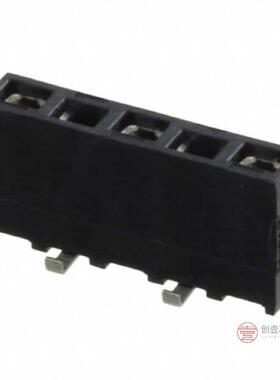 原装1241152-5全新CONN RCPT 5POS 0.1 GOLD SMD正品