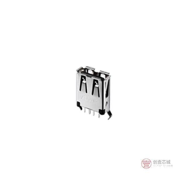 原装1734366-4全新CONN RCPT USB2.0 TYPEA 4POS VERT正品