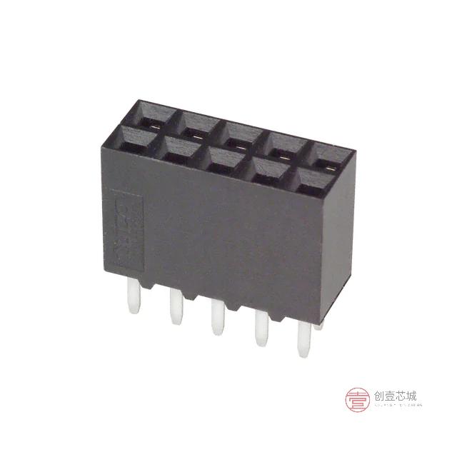 原装534206-5全新CONN RCPT 10POS 0.1 GOLD PCB正品