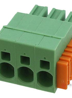 原装1718494全新TERM B PLUG 3POS STR 7.62MM正品