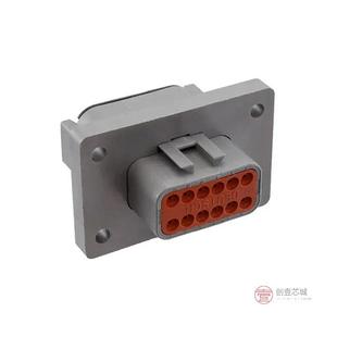 L012全新CONN 12PB RCPT HSG 原装 12POS正品 DTM04