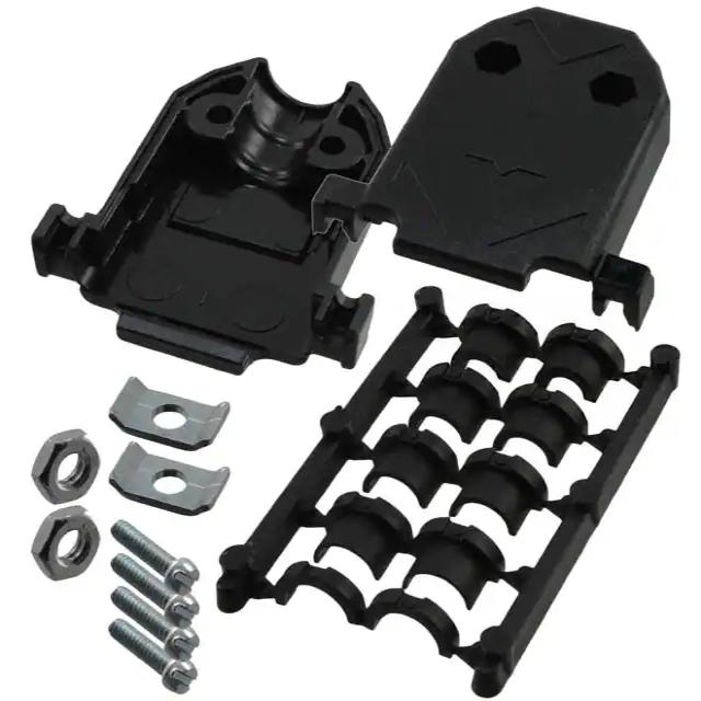 原装17E-1725-1全新CONN BACKSHELL 15POS 180DEG BLK正品