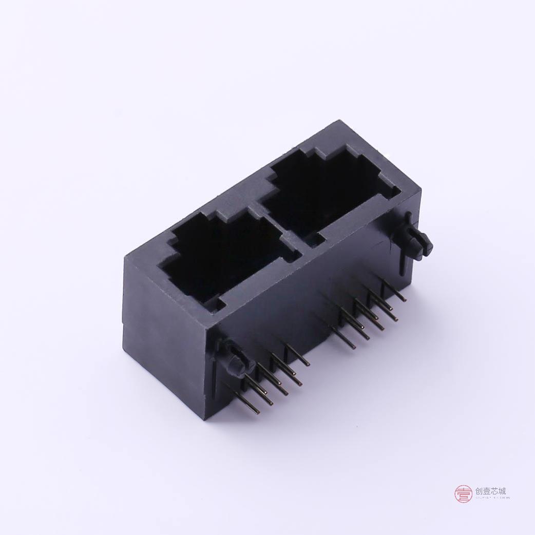 原装R-RJ45R08P-2010全新RJ45 8P/8C 双胞胎 全塑正品