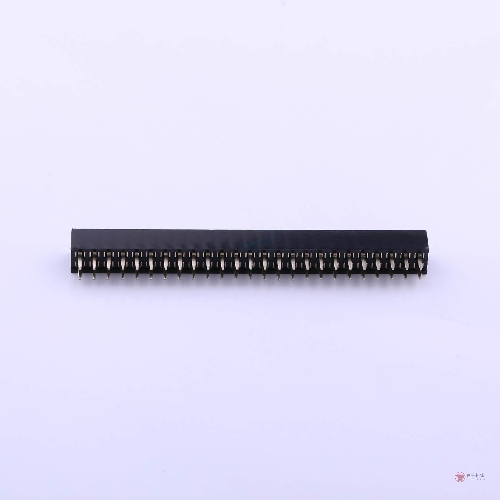 原装2.0-2*25P母全新排母 间距2.00mm 50Pin(2x2