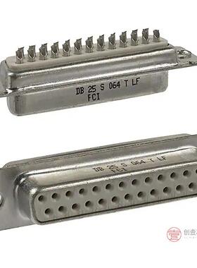 原装DB25S064TLF全新CONN D-SUB RCPT 25POS SLDR CUP正品