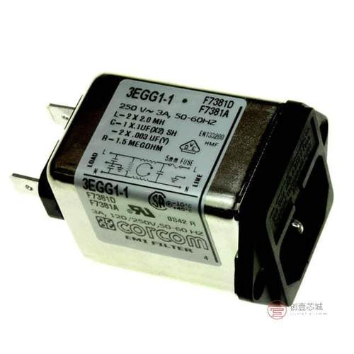 原装3EGG1-1全新PWR ENT MOD RCPT IEC320-C14 PNL正品