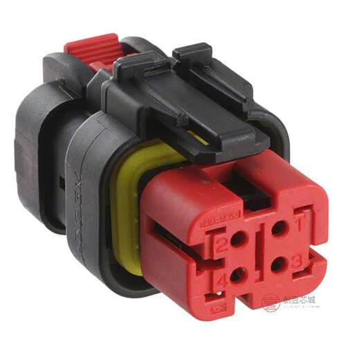 原装正品776487-1全新CONN PLUG ASSY 4POS 14-18AWG RED