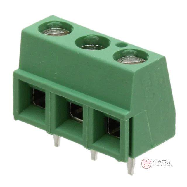 原装282837-3全新TERM BLK 3P SIDE ENT 5.08MM PCB正品