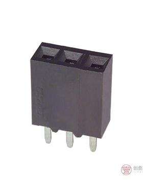 原装5-534237-1全新CONN RCPT 3POS 0.1 GOLD PCB正品