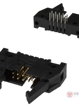 原装5499786-1全新CONN HEADER R/A 10POS 2.54MM正品