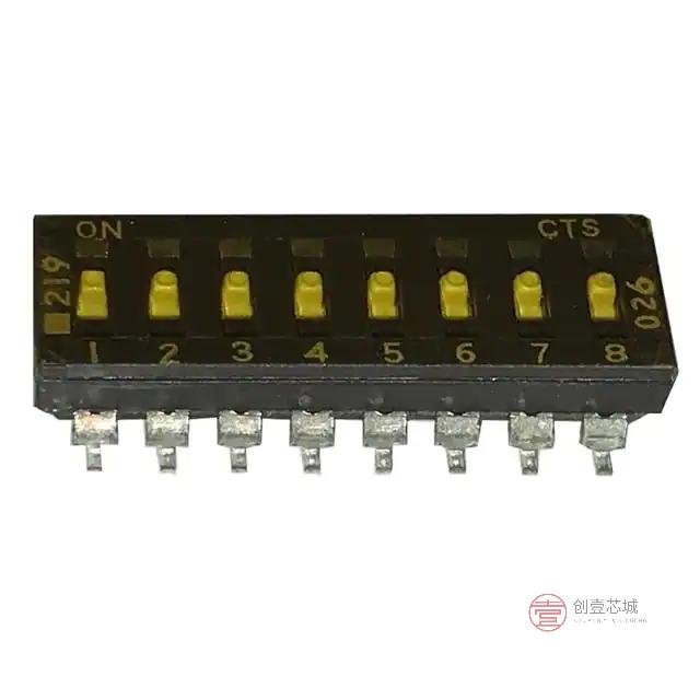 原装219-8LPST全新SWITCH SLIDE DIP SPST 100MA 20V正品