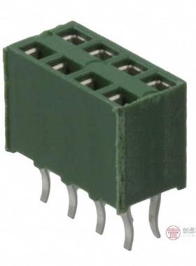 原装215307-4全新CONN RCPT 8POS 0.1 GOLD PCB正品