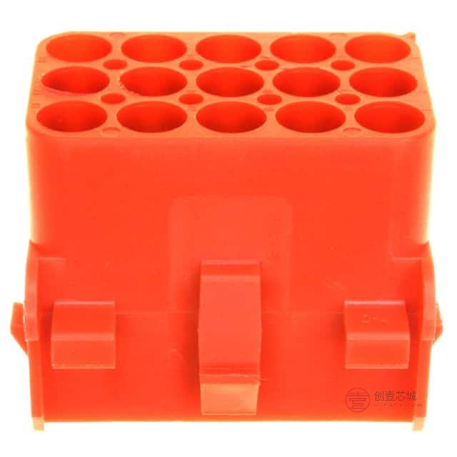 原装1-480711-2全新CONN U-MNL CAP 15POS 94V-2 RED正品