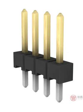 原装5-146281-4全新CONN HEADER VERT 4POS 2.54MM正品