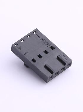 原装HX25418-4Y全新2.54mm 1x4P 杜邦带扣 SL 黑色正品