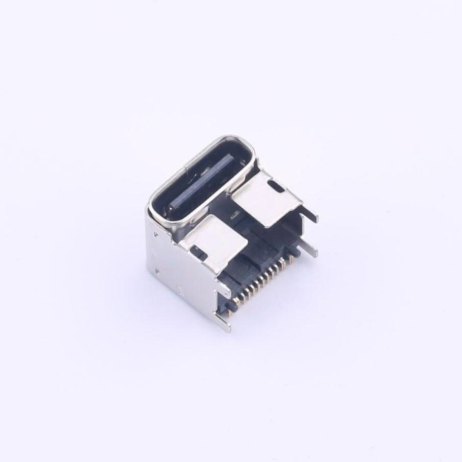 原装HC001-1A1H1A103-0HR全新Type-C 母座 卧贴正品