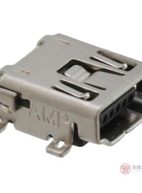 原装1734327-1全新CONN RCPT USB2.0 MINI A SMD R/A正品