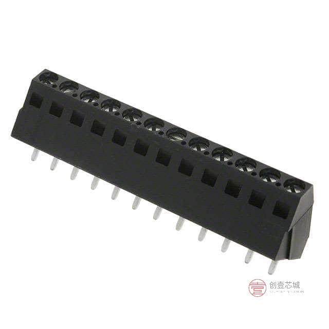 原装1-1546074-2全新TERM BLK 12POS 35DEG 5.08MM