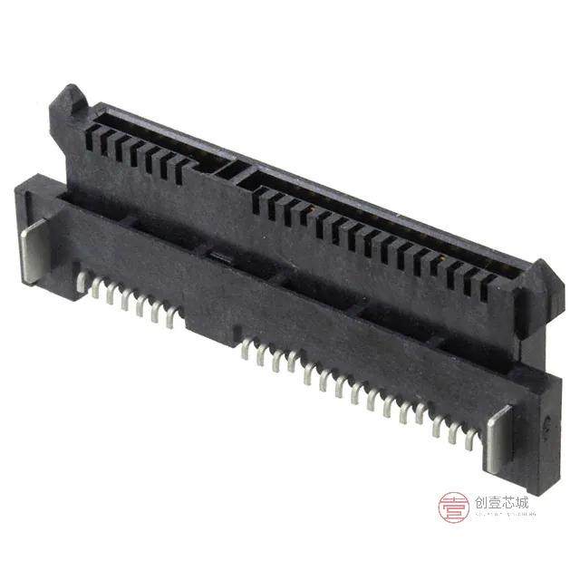 原装2023246-2全新CONN SATA RCPT 22POS SLD R/A SMD正品