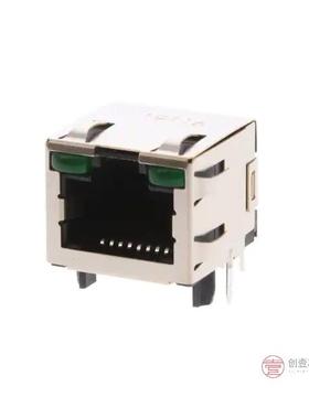 原装1-406507-5全新CONN MOD JACK 8P8C R/A SHIELDED正品