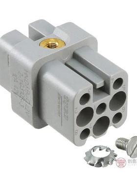 原装2-1103105-3全新INSERT FEMALE 8POS+1GND CRIMP正品
