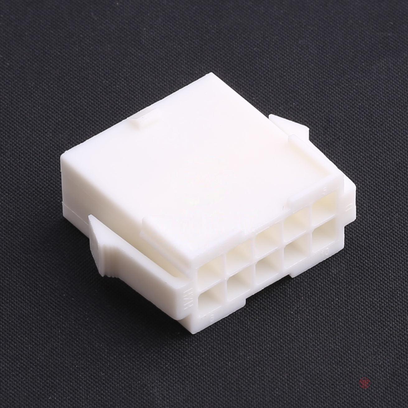 原装HX41406-10R全新4.14mm 2x5P 母胶壳 白色 min